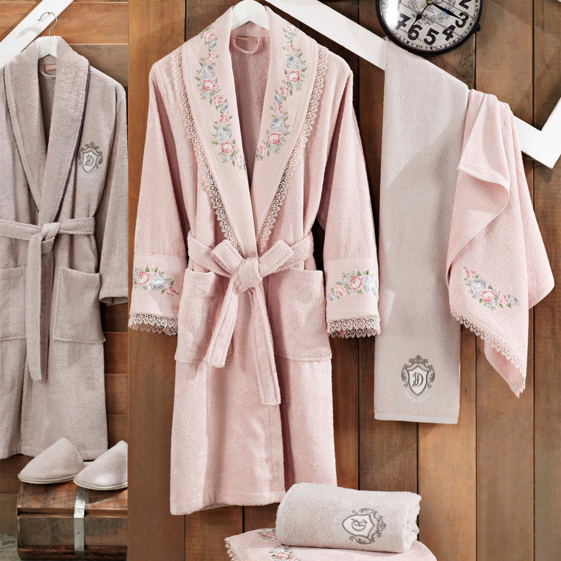 Kas Bathrobe Set (8 pieces)